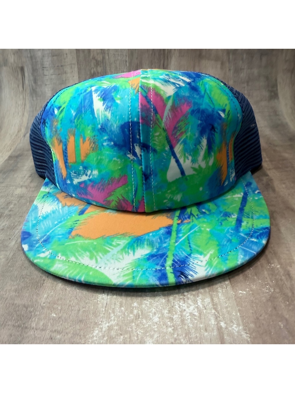 George Hats Trucker Tropical Palm Tree Watercolor Child Size Hat USA
